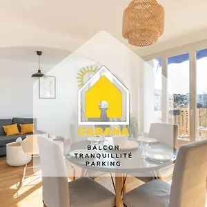  Appartement Cabana & Grand Cosy - Parking & Balcon